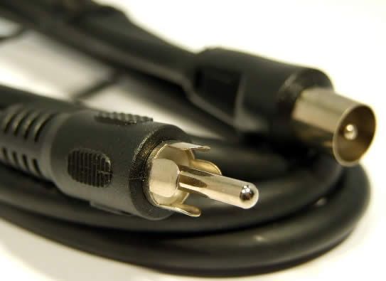 Image of Commodore 64 - TV cable (Coax, RCA) (IT4032)