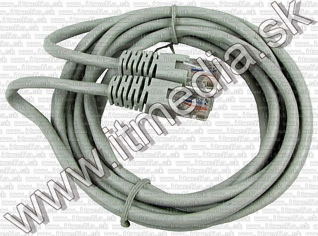 Ethernet Network (Lan) cable **5m** RJ45 Grey (UTP) (IT0219) Image of Ethernet Network (Lan) cable **5m** RJ45 Grey (UTP) (IT0219)