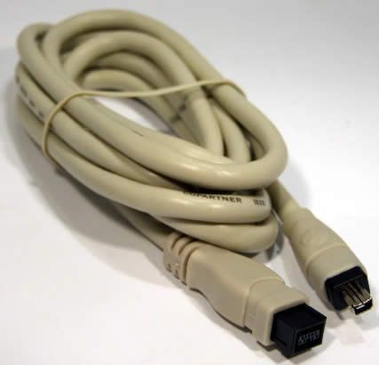 Image of FireWire ILink IEE1394 Cable *BETA* 4-9pin *Type B* *BLACK* (IT4033)