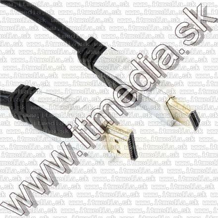 Image of HDMI v1.4 cable 1.5m HQ GOLD *ethernet* No ferrit *Blister* (IT9656)