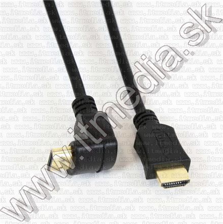 Omega HDMI v1.4 cable 1.5m *No Filter* L-neck (IT9699) Image of Omega HDMI v1.4 cable 1.5m *No Filter* L-neck (IT9699)