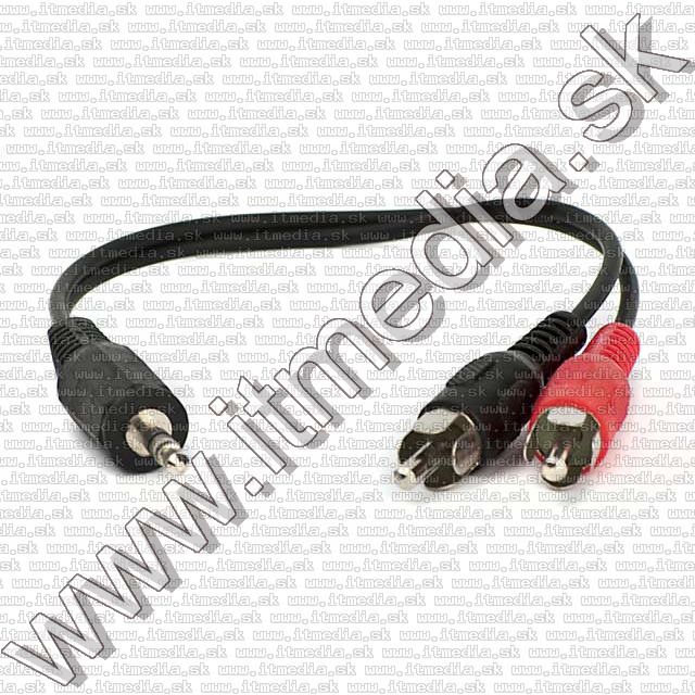 Image of Jack(3.5)-2xRCA-Male audio cable 0.15-0.2m (IT5218)