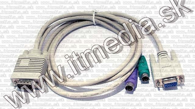 Image of KVM Combined Cable VGA-PS2 keyboard-mouse 1.5m (IT4656)