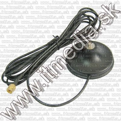 Image of RP-SMA cable extender Male-Female 2.5m w. Magnetic Base (IT7952)