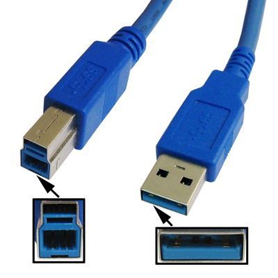 USB **3.0** Printer Cable 1.8m (IT5773) Image of USB **3.0** Printer Cable 1.8m (IT5773)