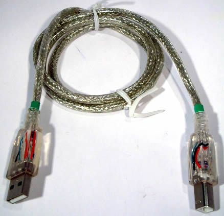 Image of Belkin USB Printer cable 90cm *Green LED* (IT3200)