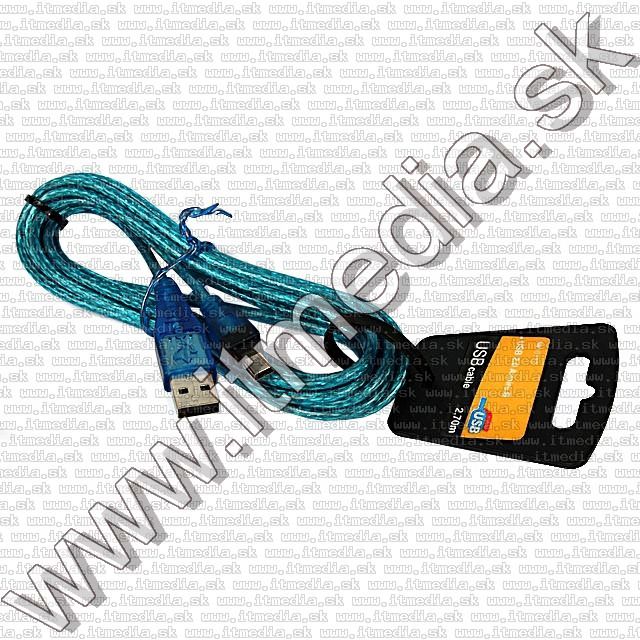Image of USB A - 5p mini USB Cable 2.7m *blue* (IT8147)
