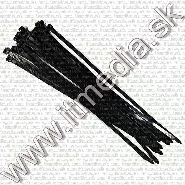 Image of Plastic Cable Ties 4.8x350mm 30-set Black (IT13744)