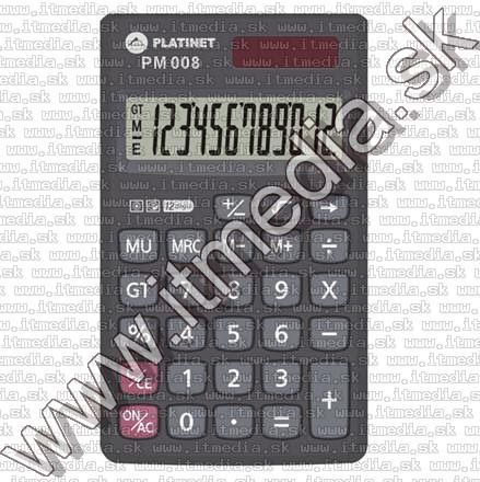 Image of Platinet Calculator PM 008 (12 digit) (IT7058)