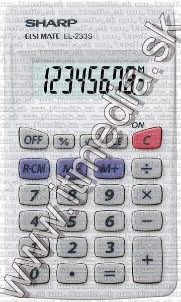 Image of SHARP Calculator EL233S (8digit) (IT13586)