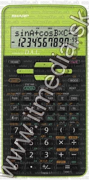SHARP Scientific Calculator EL531THGR (10+2digit) 273 function 2-line (IT13588) Image of SHARP Scientific Calculator EL531THGR (10+2digit) 273 function 2-line (IT13588)