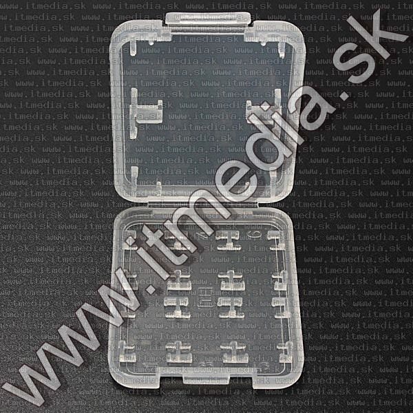 Image of Card holder plastic housing  for 6 microSD(TF) + SD Card + MSpro Duo card (IT11908)