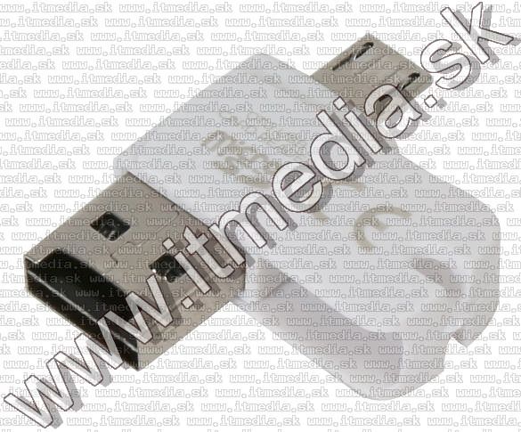 Image of BULK microSD kártyaolvasó Tablet USB OTG (microUSB) kétvégű FEHÉR (IT13398)