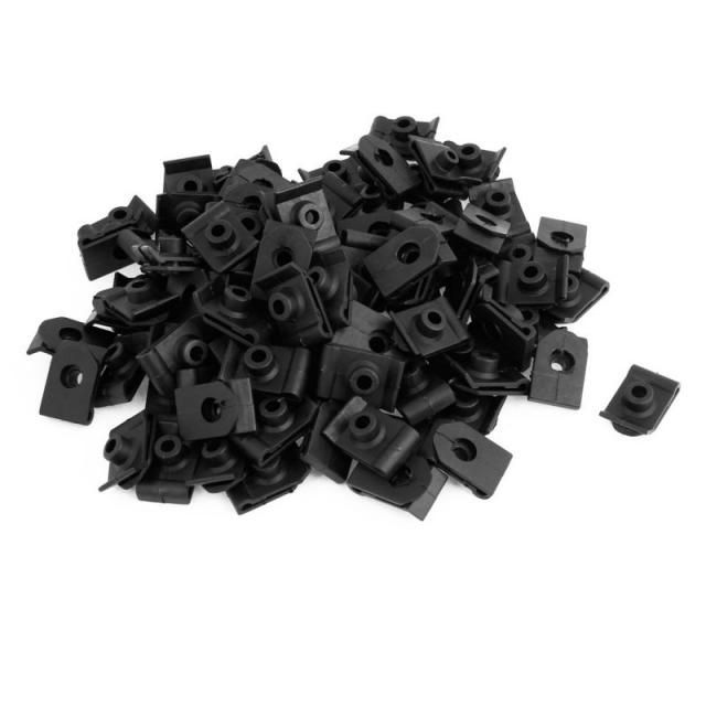 Image of Panel Screw U-Clips (plastic) 5.5mm hole 30x18x10mm (IT10936)