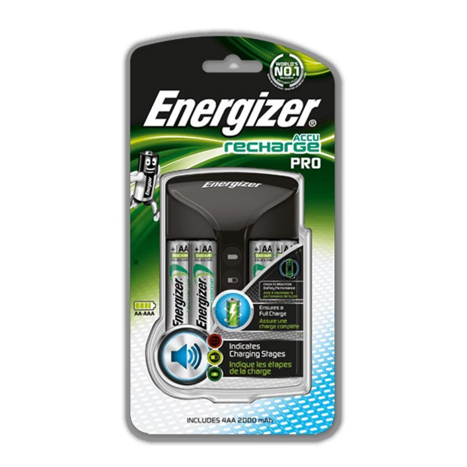 Image of Energizer PRO battery charger QUATTRO + 4xAA 2000mAh FREE (IT14653)
