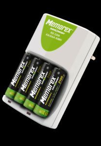 Image of Memorex battery charger 4x AA-AAA RX3206 (A0067) + 4x AA 2100mAh (IT14747)