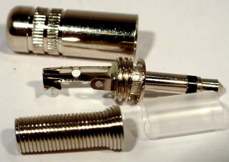 Jack connector *MONO* 3.5mm metal (IT0185) Image of Jack connector *MONO* 3.5mm metal (IT0185)