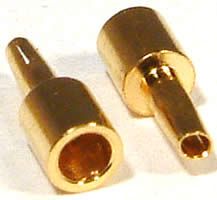 Image of RP-SMA connector (WLAN) --MALE-- gold (IT0385)