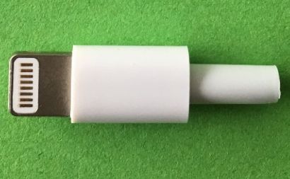 Image of Lightning connector **plastic housing** (Male) White (IT14157)