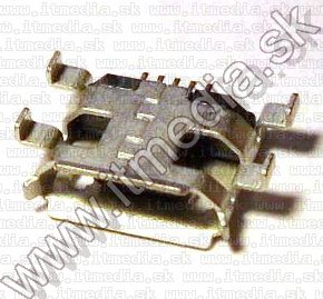 Image of microUSB 2.0 OTG connector *PANEL MOUNTABLE* (Female) No. 10 (IT10974)