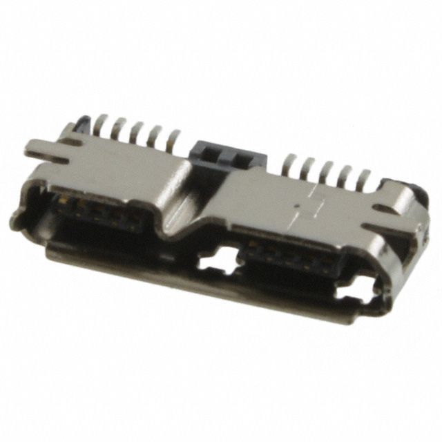 Image of microUSB 3.0 connector *PANEL MOUNTABLE* (Female) (IT10080)