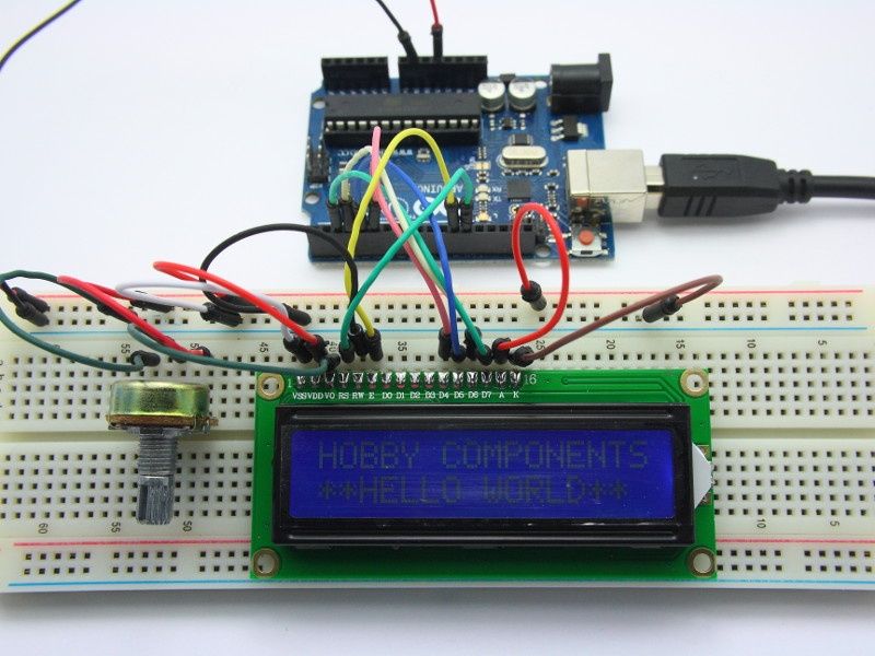 Image of LCD character *DISPLAY* 1602 (Arduino) (IT12370)