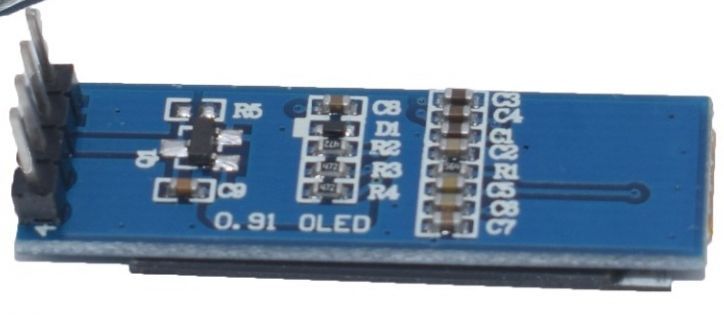 Image of OLED display 0.91inch 128x32 pixel i2c Blue-black (IT13722)