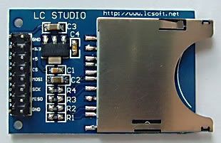 Image of SD card adapter for arduino (SPI) (IT12041)
