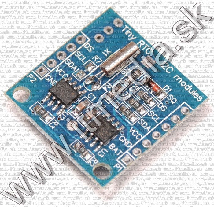 Image of DS1307 AT24C32 i2c RTC (Realtime Clock) module (CR2032) INFO! (IT13499)