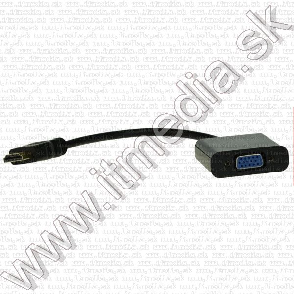 Image of HDMI apa -> D-SUB (VGA) anya konverter kábel *Aktív* (IT9628)
