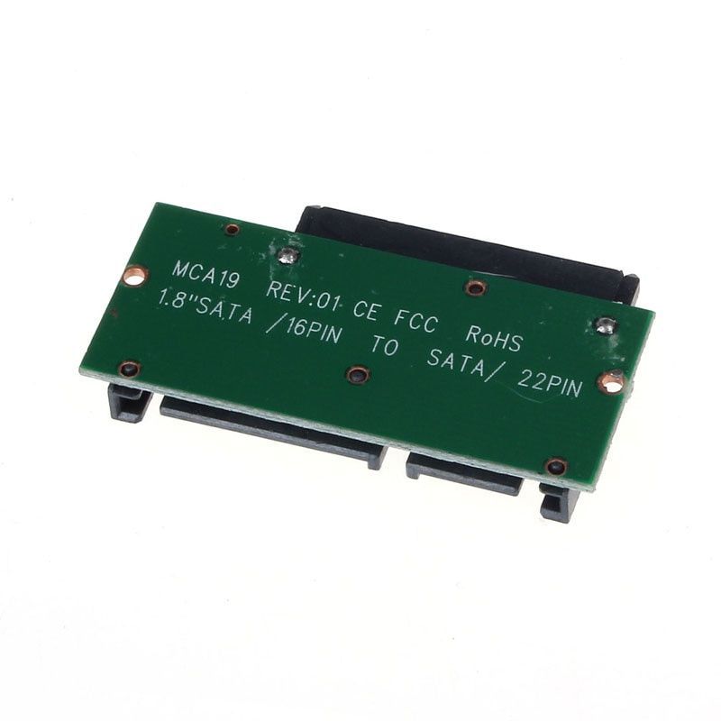Image of micro-SATA 1.8 to SATA converter panel INFO! (IT13831)