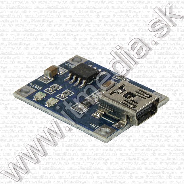 Image of USB Lithium akkumulátor töltő panel (miniUSB) (IT9871)