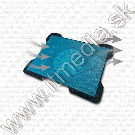 Image of Omega laptop hűtő *CYCLONE* Kék (5db ventillátor) (42184) (IT11941)