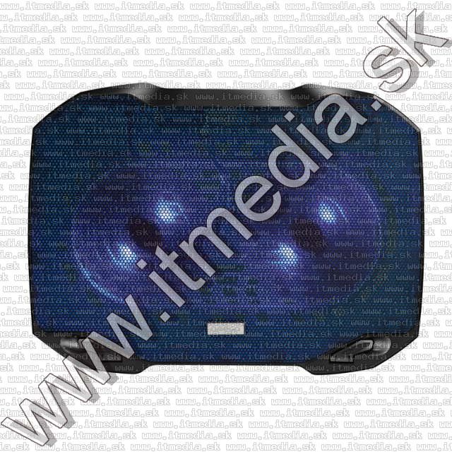 Image of Omega laptop hűtő *ARCTIC* Fekete (2x14cm ventillátor) (42152) (IT10994)