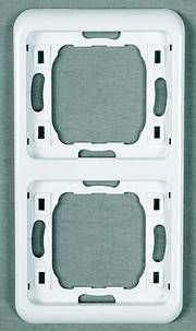 Image of Heitech Electrical Frame *wall-mount* double Vertical (IT8294)