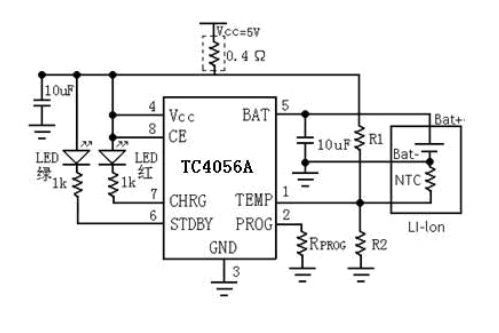 Image of Electronic parts *Lithium Charger* TC4056 (TP4056, CL4056, PT4056) SOP-8 (IT12125)