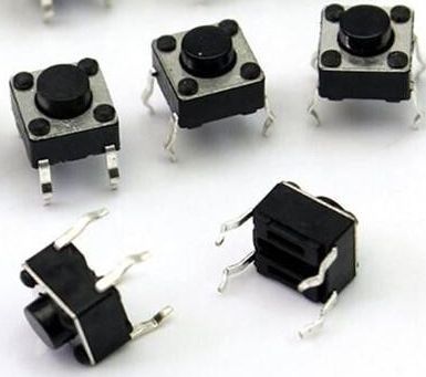 Image of Elektromos mikrokapcsoló 6x6x5mm (záró) DIP4 (IT12170)