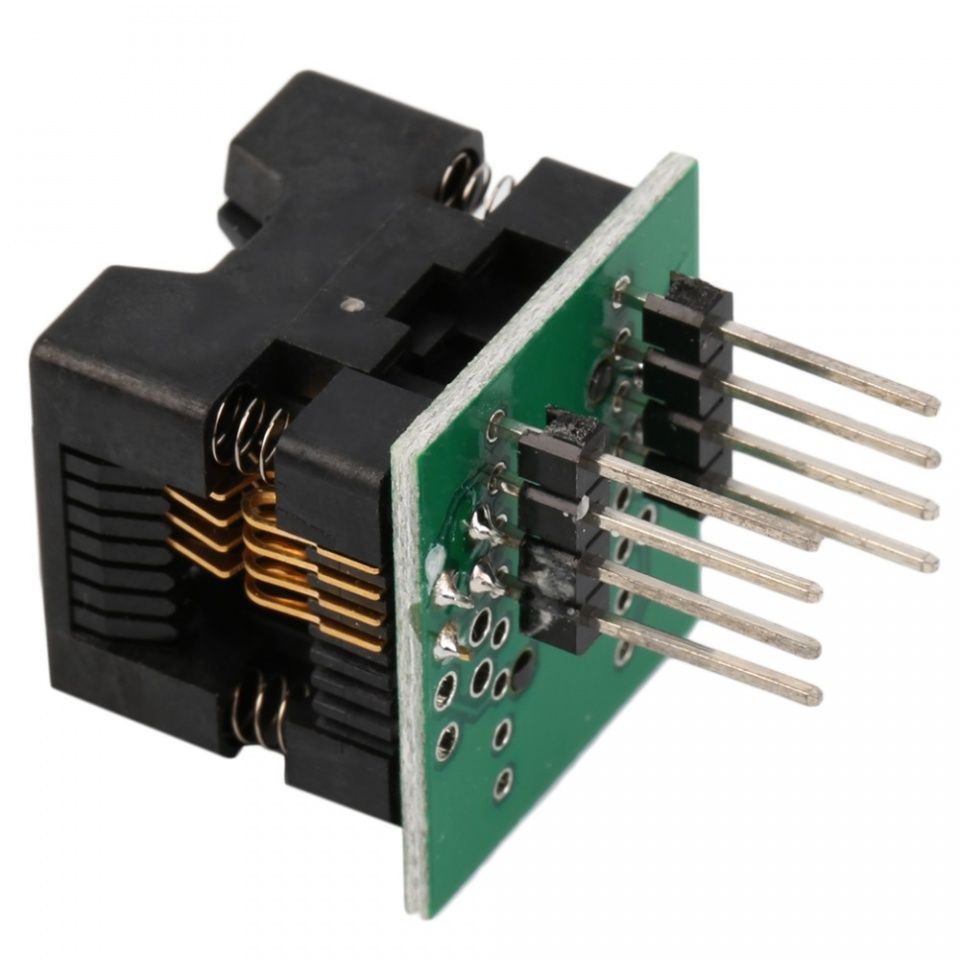 Elektronikai alkatrész (Tokozás konverter) DIP-8 -ról SOP8 EzSocket (IT12177) Image of Elektronikai alkatrész (Tokozás konverter) DIP-8 -ról SOP8 EzSocket (IT12177)