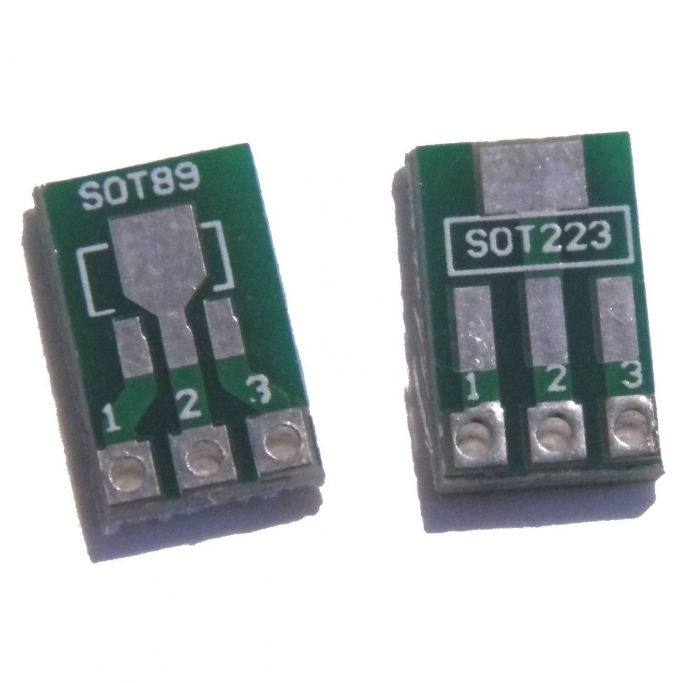 Image of Elektronikai alkatrész (Tokozás konverter) DIP-3 -ról SOT223 SOT89 (IT12090)