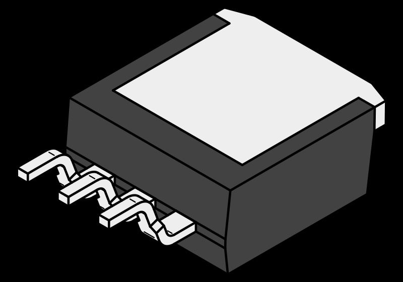Image of Elektronikai alkatrész *N csatornás Mosfet* IRF540 (33A 100V) TO-263 (IT14302)
