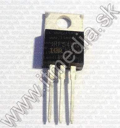 Elektronikai alkatrész *N csatornás Mosfet* IRF540N (33A 100V) TO-220 (IT12475) Image of Elektronikai alkatrész *N csatornás Mosfet* IRF540N (33A 100V) TO-220 (IT12475)