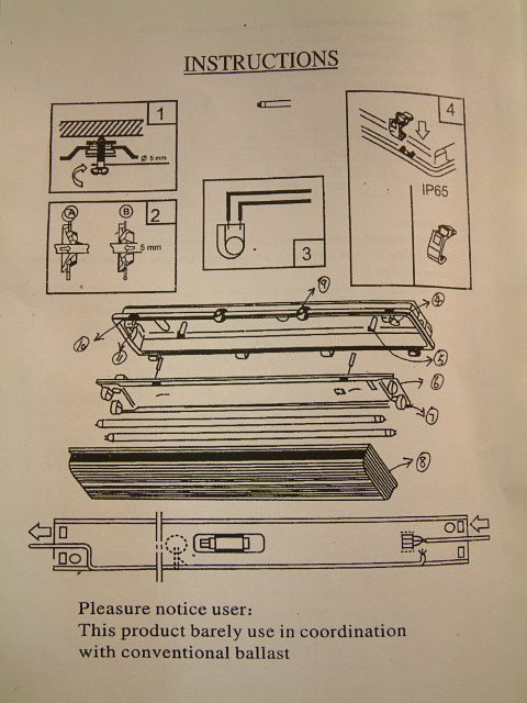 Image of Neon armatúra 2x T8 (2x18W) (TH-3218) 60cm (IT1903)