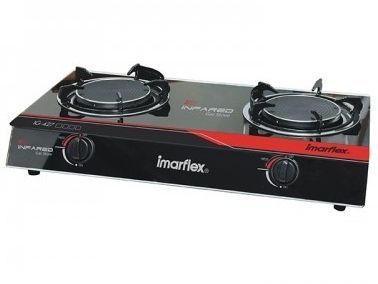 Imarflex Asztali Infra gázfőző (IG-427) 2 főzőfejes (Üveg) (IT12422) Image of Imarflex Asztali Infra gázfőző (IG-427) 2 főzőfejes (Üveg) (IT12422)