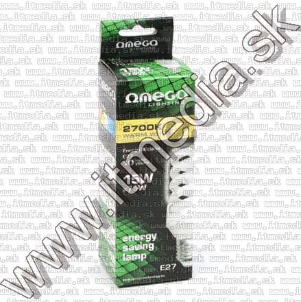 Omega Energy Saving Lamp *E27* *Spiral* 15W Warm White(70W) (IT7365) Image of Omega Energy Saving Lamp *E27* *Spiral* 15W Warm White(70W) (IT7365)