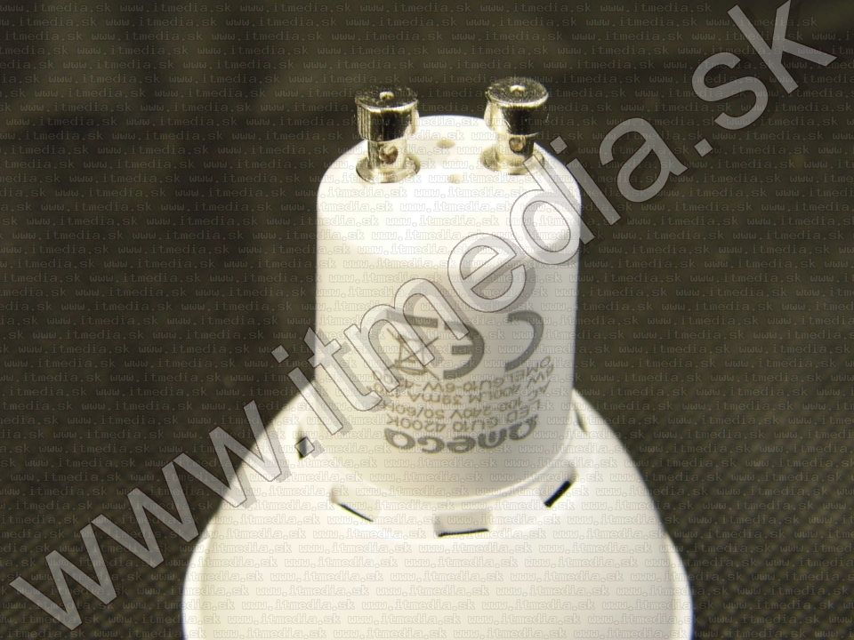 Image of Ledes Spotlámpa GU10 Természetes fehér (4200K) 6W 400 lumen 120° tejüveg [35W] (IT11528)