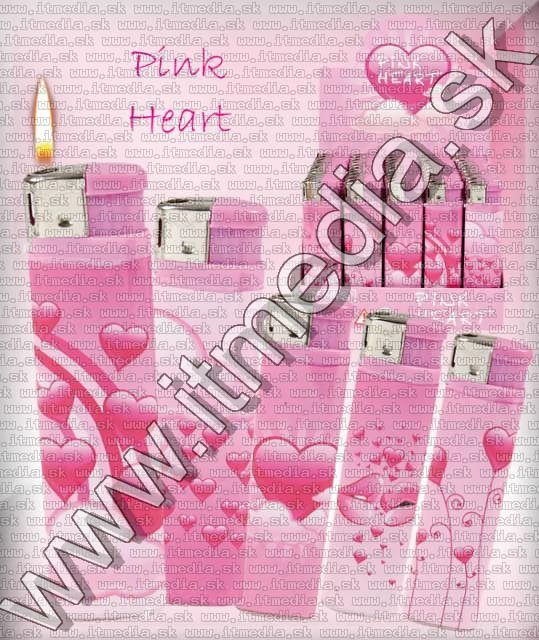 Image of Nass Cigarette Lighter *Pink Heart* (IT8312)