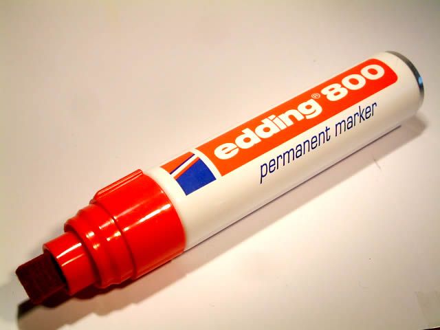 Image of Edding 800 permanent marker *RED* (IT2481)