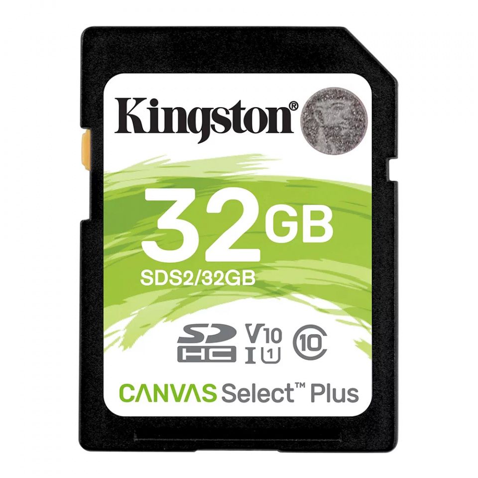 Kingston Canvas Select Plus SD-HC card 32GB UHS-I U1 Class10 (SDS2) (IT14414) Image of Kingston Canvas Select Plus SD-HC card 32GB UHS-I U1 Class10 (SDS2) (IT14414)