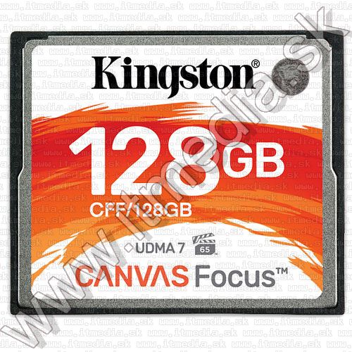 Image of Kingston Compact Flash (CF) card 128GB *Canvas Focus* [150R130W] UDMA7 (IT13882)