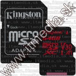 Image of Kingston microSD-XC card 64GB UHS-I U3 Class10 + adapter (100/80 MBps) Canvas React (IT13532)